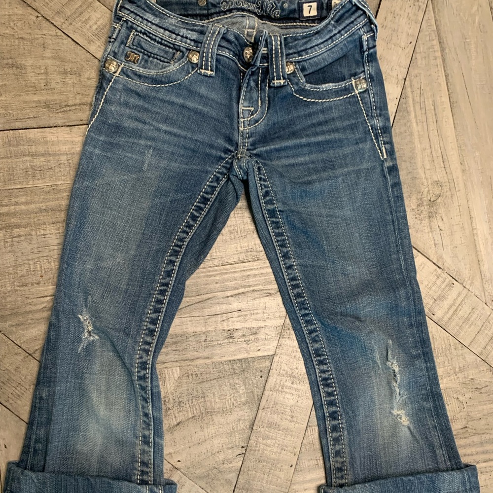 Miss me, Boot cut, cropped, little girl